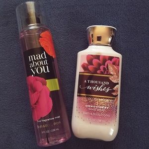 Bath & Body Works fragrance and body lotion